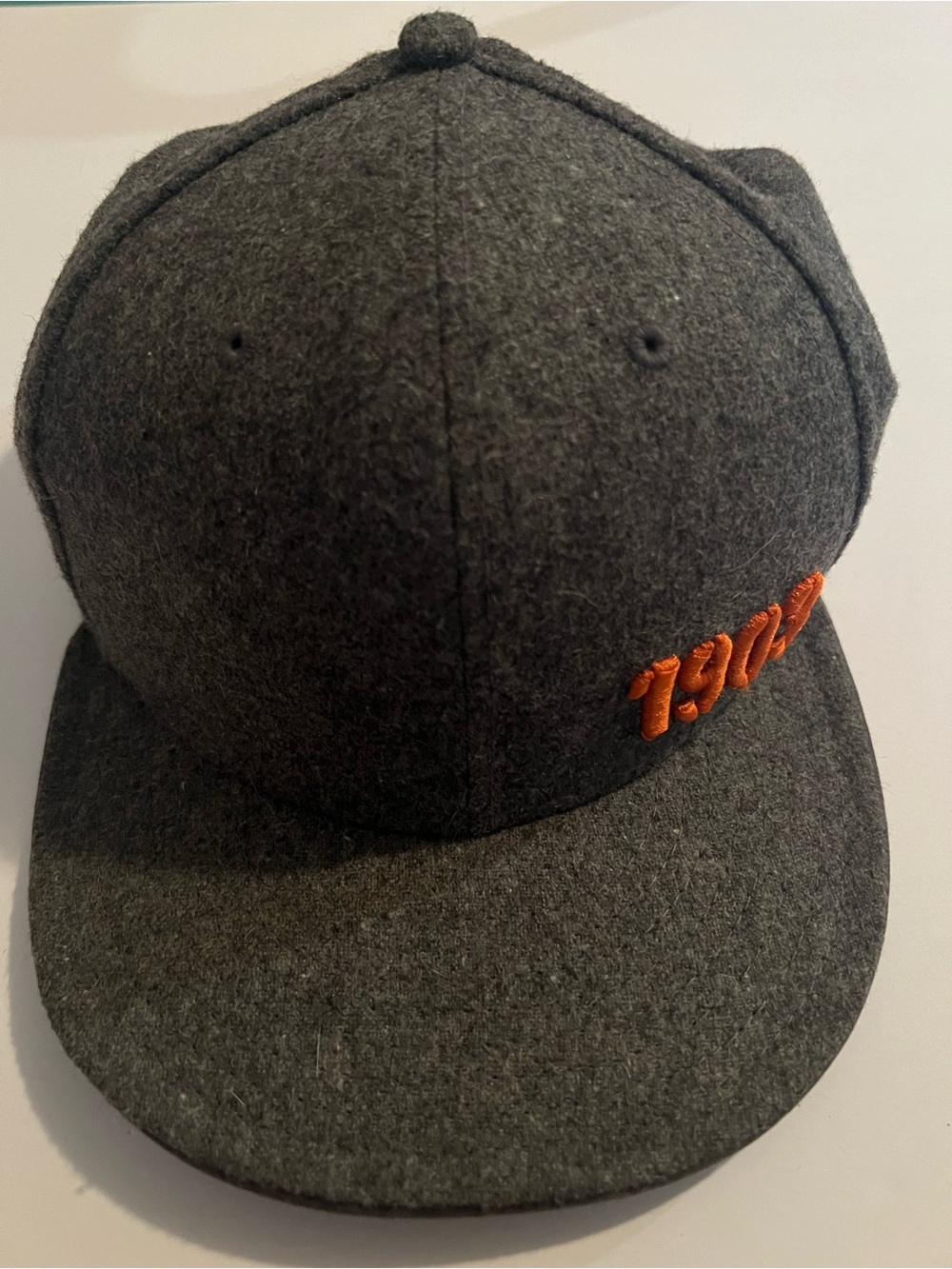 Harley-Davidson 1903 New Era 59FIFTY Hat Cap Fitted Mens 7 3/4 Gray Wool Biker